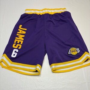 NBA Los Angeles Lakers Drawstring Athletic Shorts Men’s Medium
